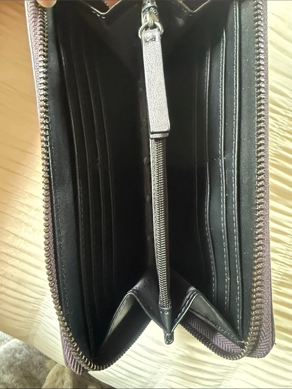 Simply Vera Purple Ombré Clutch Wallet